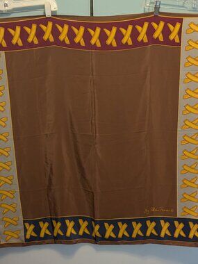 PALOMA PICASSO Signature X 100% Silk Made In Italy Scarf